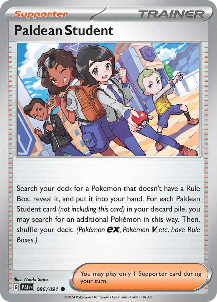 Paldean Student (086/091) [Scarlet & Violet: Paldean Fates]