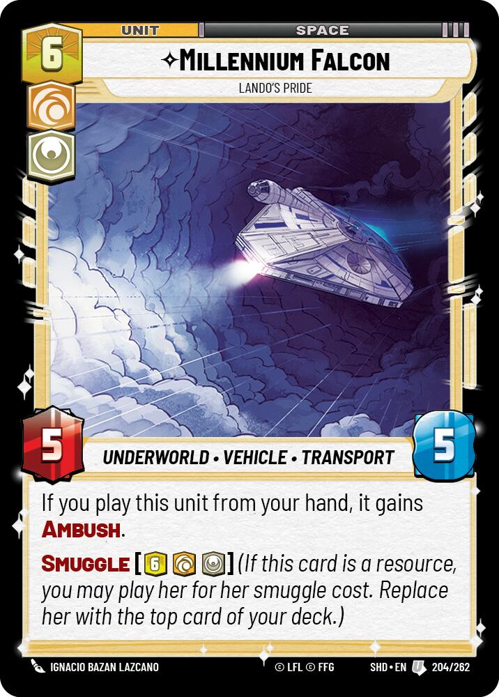 Millennium Falcon - Lando's Pride (204/262) [Shadows of the Galaxy]