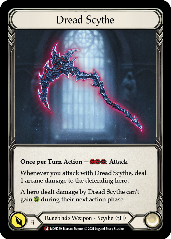 Dread Scythe [U-MON229-RF] Unlimited Rainbow Foil