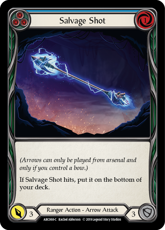 Salvage Shot (Blue) [ARC068-C] 1st Edition Normal