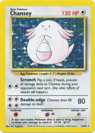 Chansey (3/102) [Base Set Unlimited]