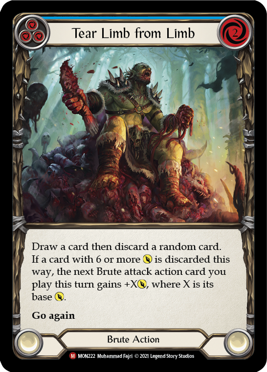 Tear Limb from Limb [MON222-RF] 1st Edition Rainbow Foil