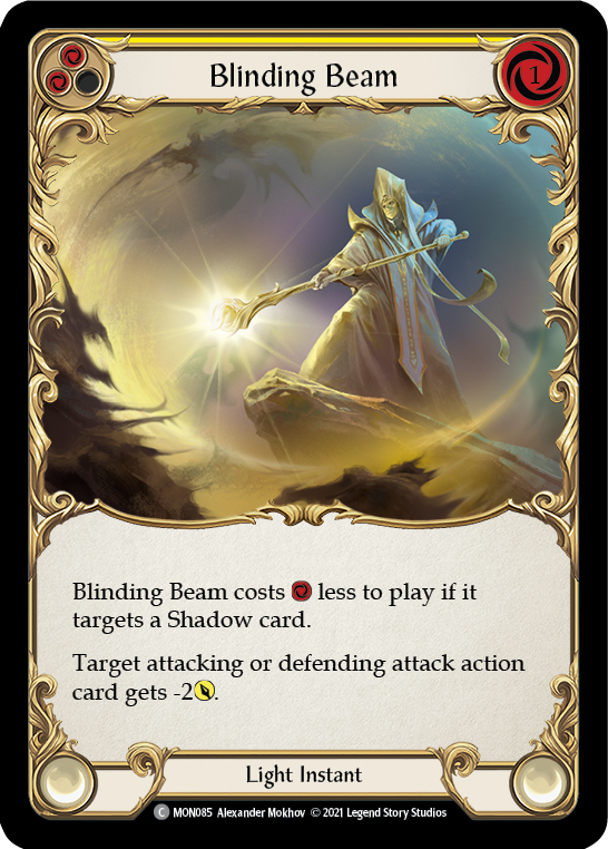 Blinding Beam (Yellow) [MON085] 1st Edition Normal