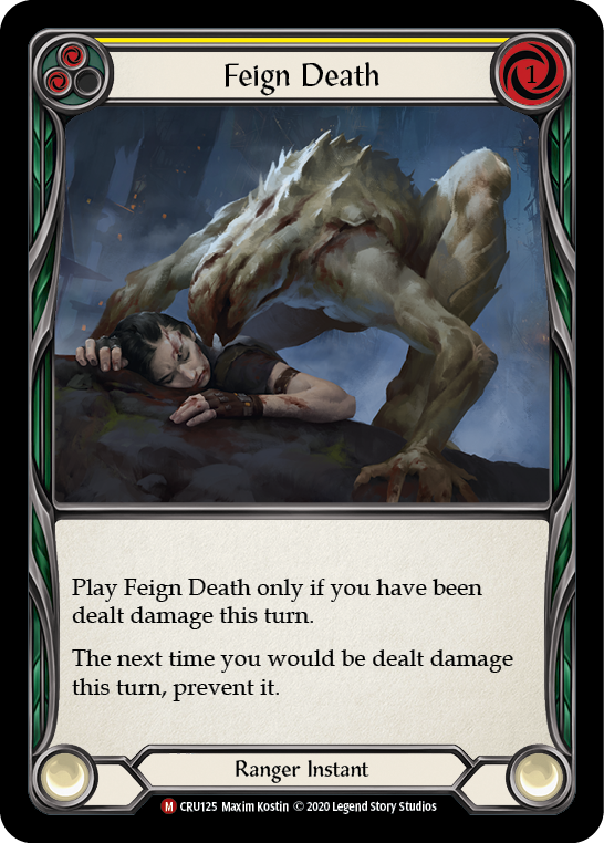 Feign Death [CRU125] 1st Edition Rainbow Foil