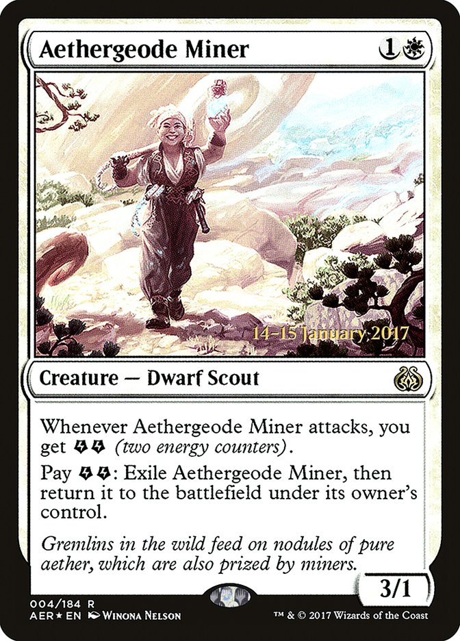 Aethergeode Miner [Aether Revolt Prerelease Promos]