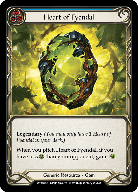 Heart of Fyendal [WTR000-F] Alpha Print Cold Foil