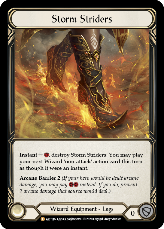 Storm Striders [U-ARC116] Unlimited Rainbow Foil