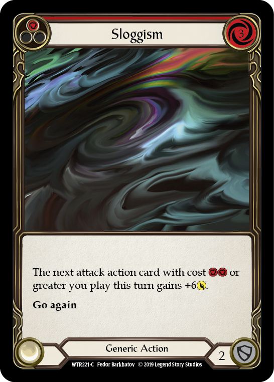 Sloggism (Red) [WTR221-C] Alpha Print Rainbow Foil