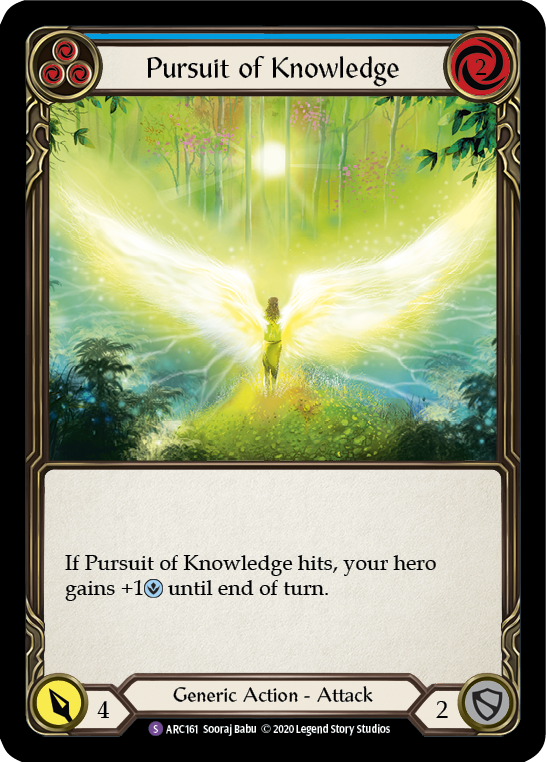 Pursuit of Knowledge [U-ARC161] Unlimited Rainbow Foil