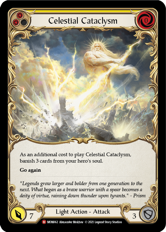 Celestial Cataclysm [MON062] 1st Edition Normal