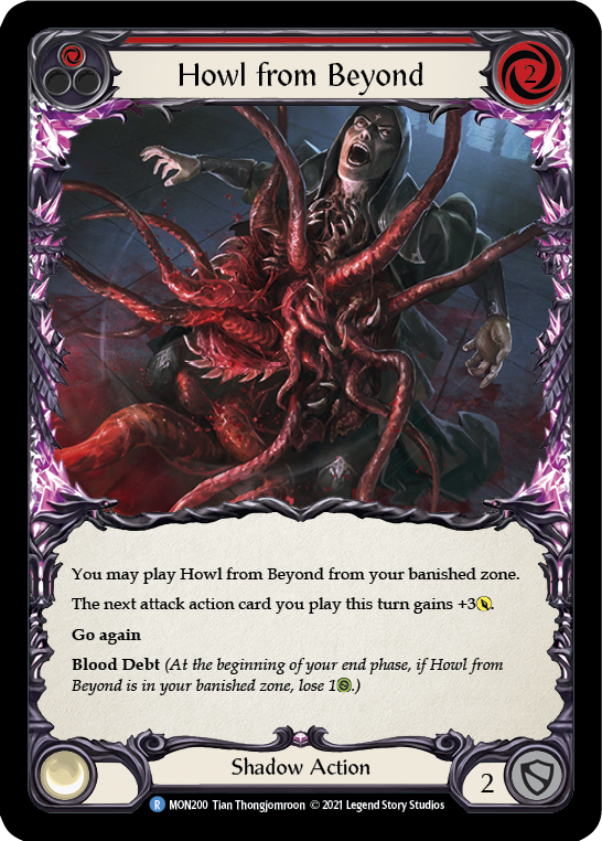 Howl from Beyond (Red) [MON200] 1st Edition Normal