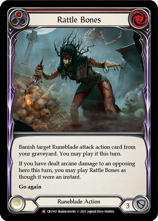 Rattle Bones [U-CRU143-RF] Unlimited Rainbow Foil