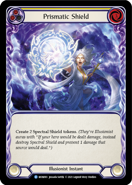 Prismatic Shield (Yellow) [MON093] 1st Edition Normal