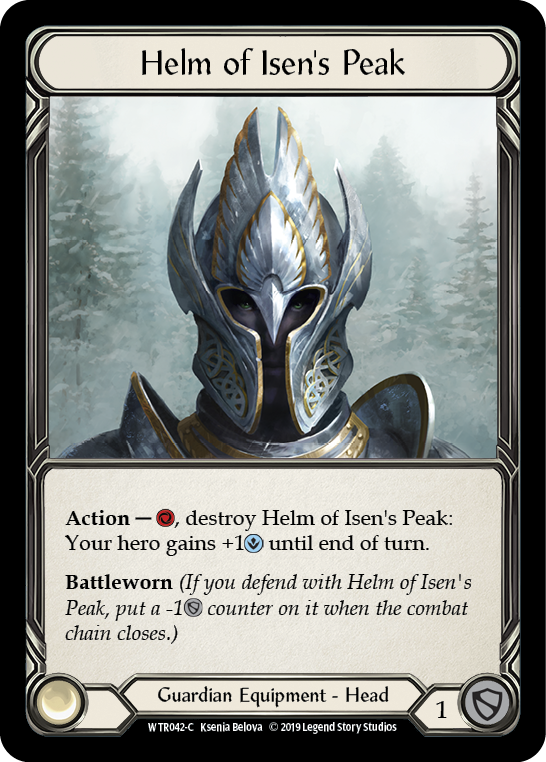 Helm of Isen's Peak [WTR042-C] Alpha Print Normal