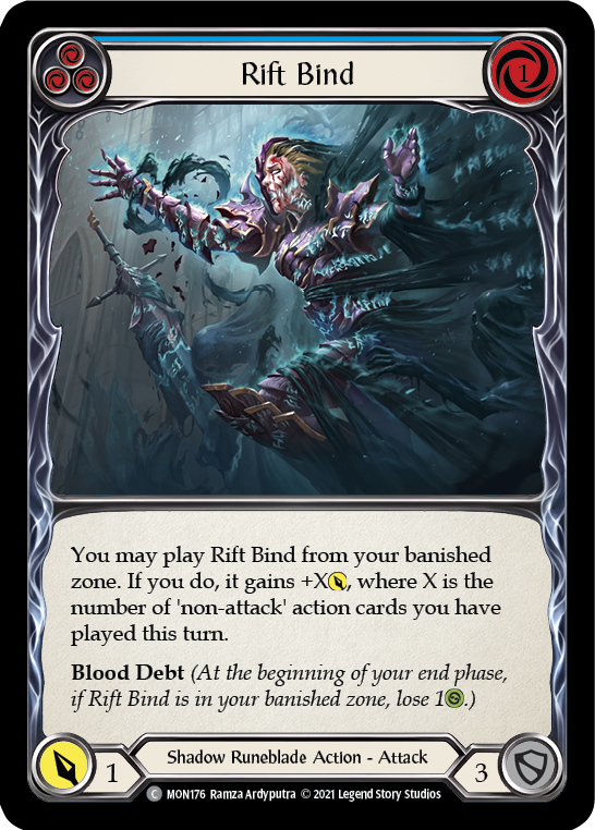 Rift Bind (Blue) [MON176] 1st Edition Normal