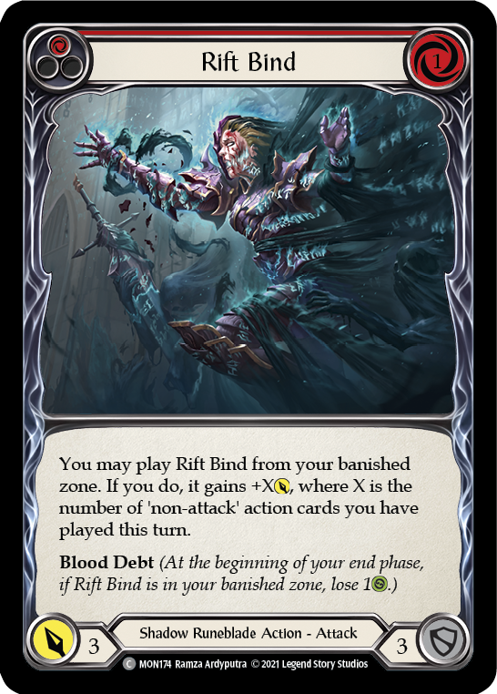 Rift Bind (Red) [MON174] 1st Edition Normal