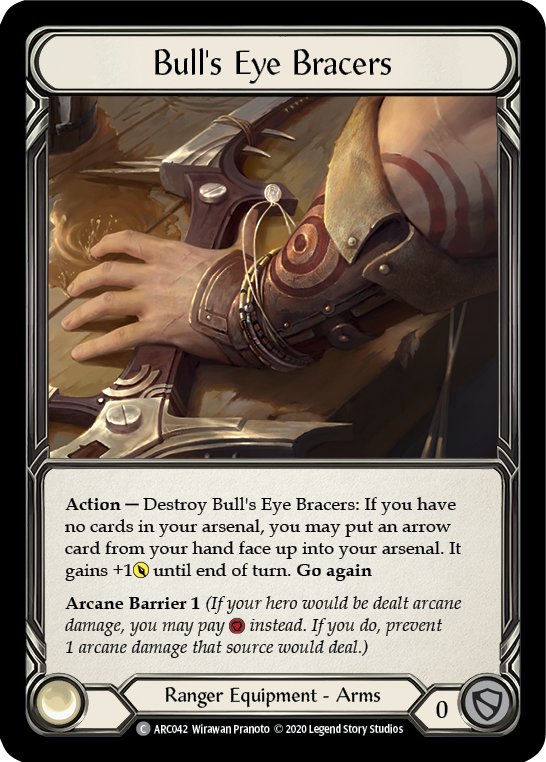 Bull's Eye Bracers [U-ARC042] Unlimited Rainbow Foil