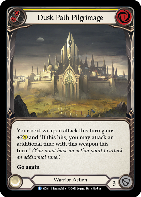 Dusk Path Pilgrimage (Yellow) [MON111] 1st Edition Normal