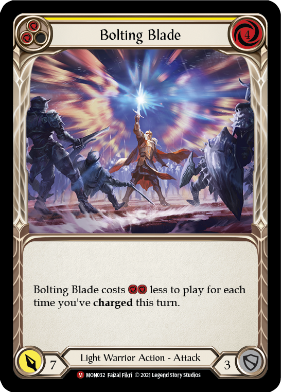 Bolting Blade [MON032-RF] 1st Edition Rainbow Foil