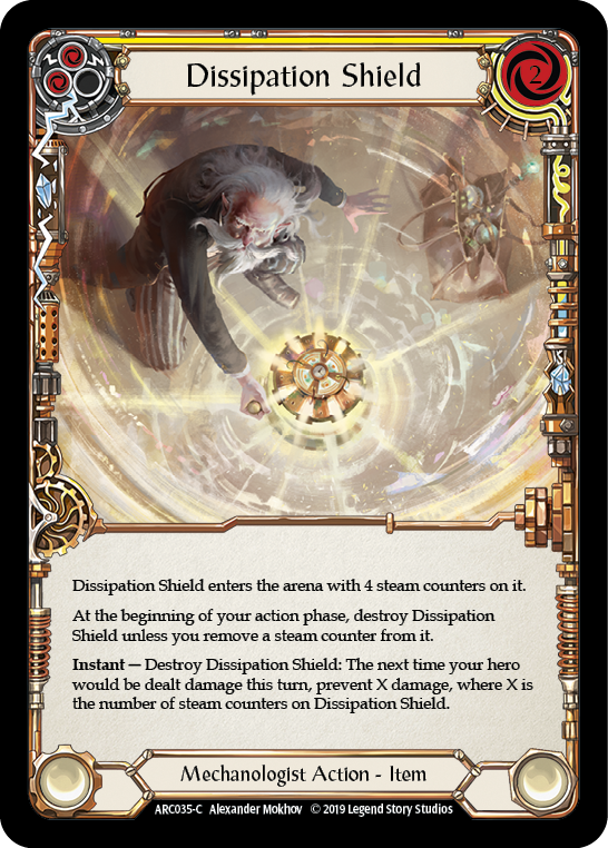 Dissipation Shield [ARC035-C] 1st Edition Rainbow Foil