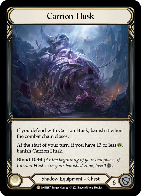 Carrion Husk [MON187-CF] 1st Edition Cold Foil