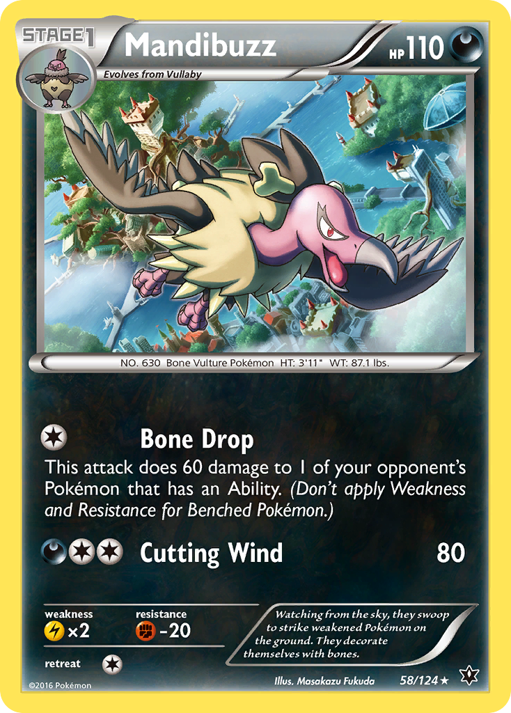 Mandibuzz (58/124) [XY: Fates Collide]