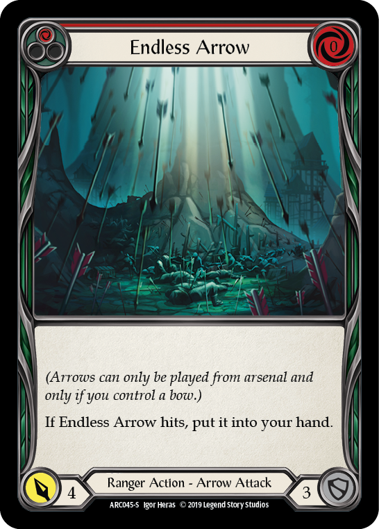 Endless Arrow [ARC045-S] 1st Edition Rainbow Foil