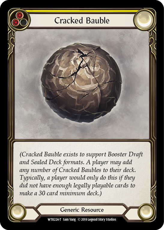 Cracked Bauble [WTR224-T] Alpha Print Normal