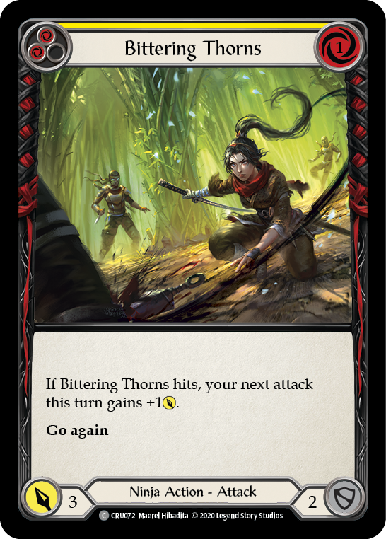 Bittering Thorns [CRU072] 1st Edition Rainbow Foil