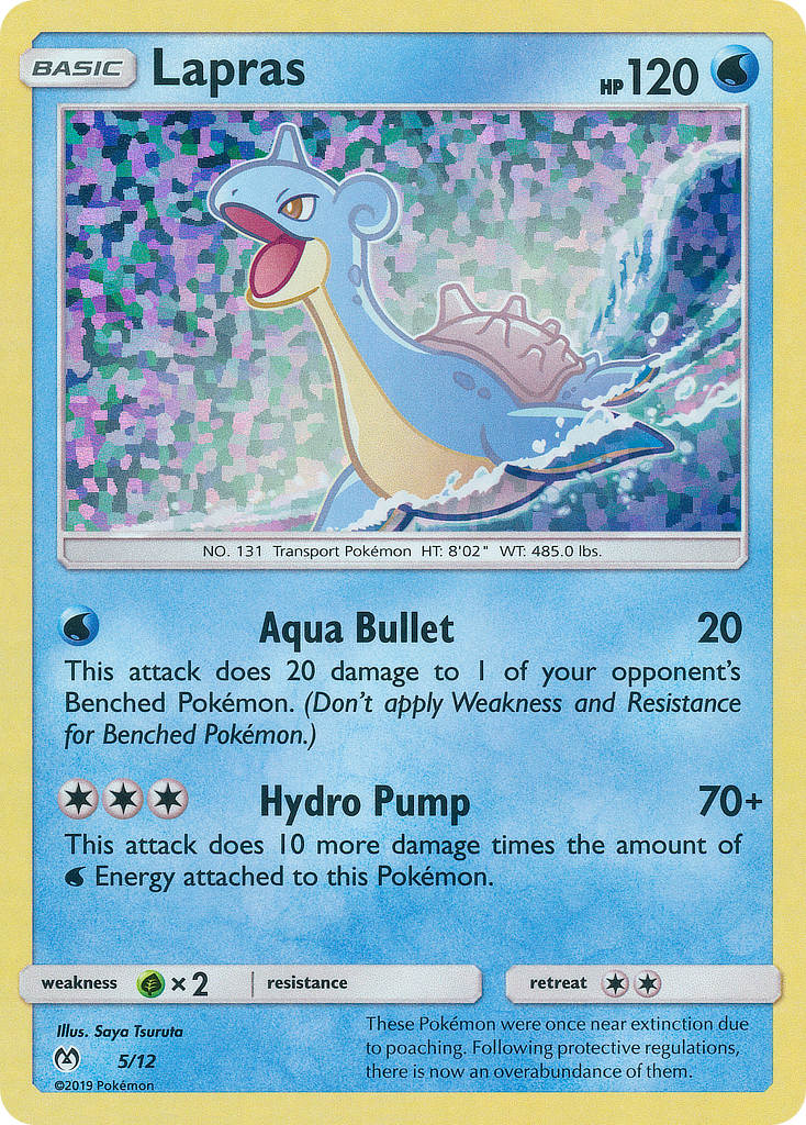 Lapras (5/12) [McDonald's Promos: 2019 Collection]