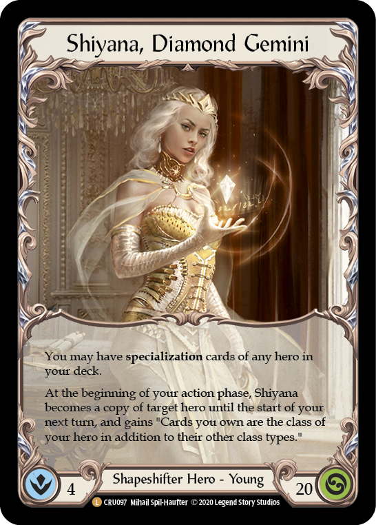 Shiyana, Diamond Gemini [CRU097] 1st Edition Cold Foil